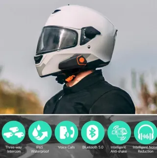 3 unidades Manos Libres Intercomunicador Moto