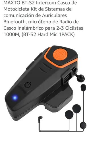 3 unidades Manos Libres Intercomunicador Moto