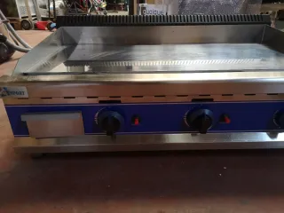 Plancha Industrial Gas Cromo Duro 90cm