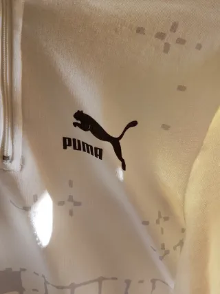 Maglietta Puma bianca e gialla