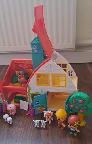 Lote PinyPon: Hotel, Casa Cuentos, Granja, Burger,