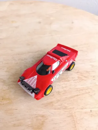 Muy buen estado Scalextric Exin Lancia coche slot