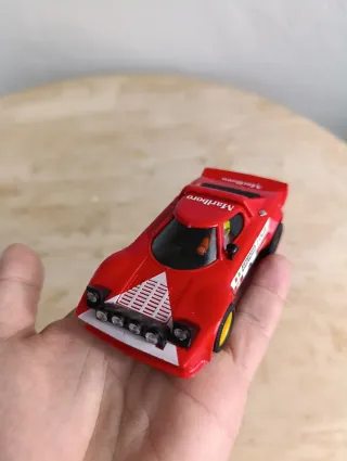 Muy buen estado Scalextric Exin Lancia coche slot