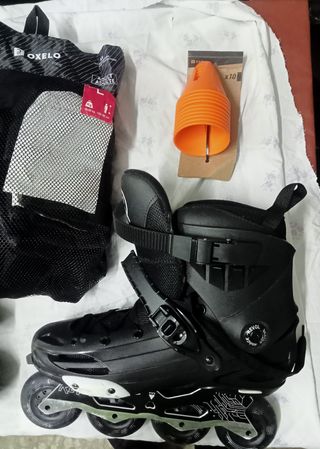 Kit Patines + Casco + Protecciones + Conos
