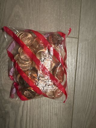 Borsa monete 5 cent FNMT