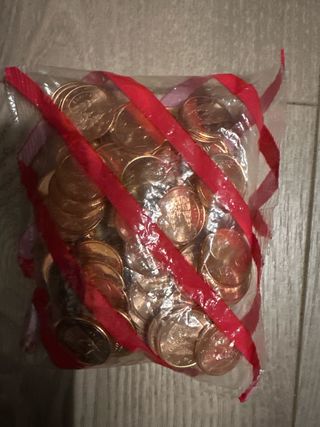 Borsa monete 5 cent FNMT