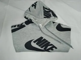 Sudadera Nike Gris Estampada