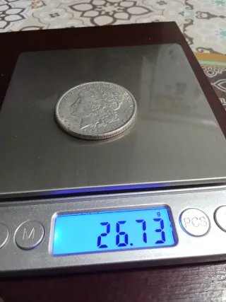 Dólar Morgan Plata 1886