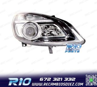 FARO DCH PARA RENAULT SCENIC II 05-08 FONDO NEGRO