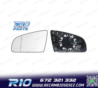 CRISTAL ESPEJO BASE IZQUIERDO AUDI A4 B7 04-08
