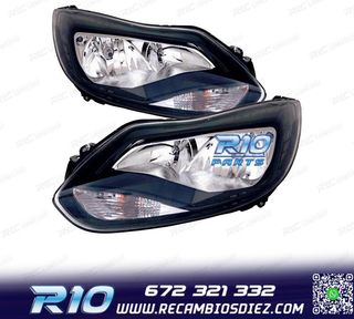 FAROS PARA FORD FOCUS IV 11-14 FONDO NEGRO