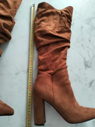 Stivaletti donna marroni con tacco