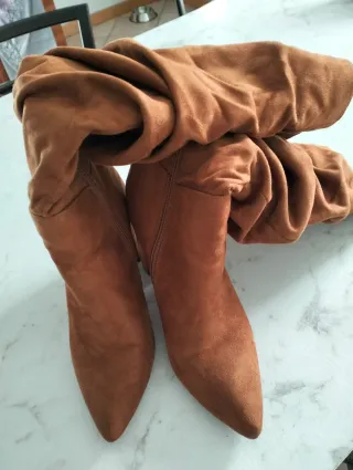 Stivaletti donna marroni con tacco