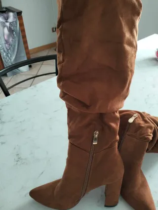 Stivaletti donna marroni con tacco