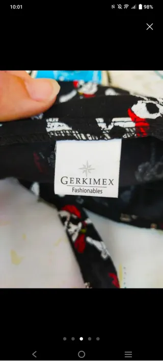 Gorro Pirata Calaveras y Parche Ojo