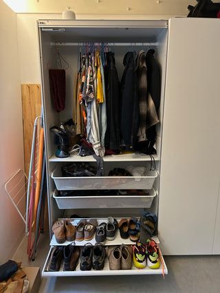 Armario IKEA PAX/HASVIK Blanco