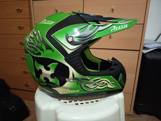 Casco Rush Motocross Verde