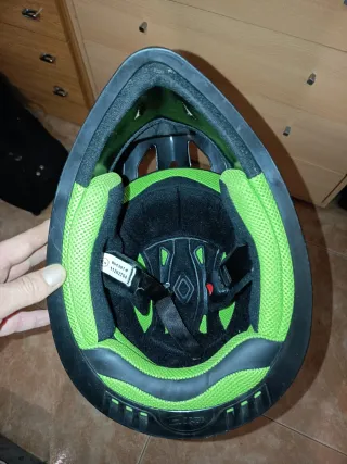 Casco Rush Motocross Verde