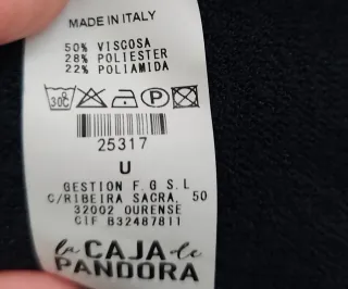 Jersey azul Caja de Pandora