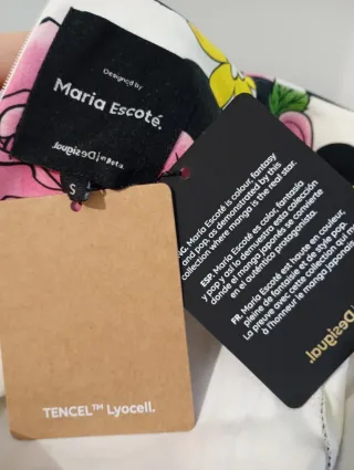 Vestido Desigual x María Escoté talla S