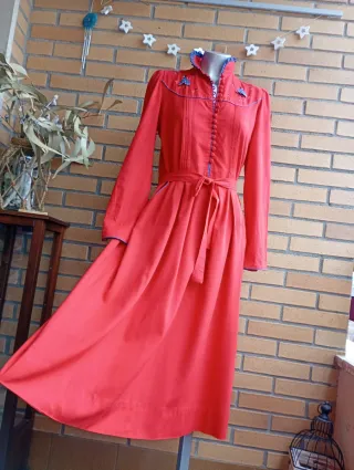 Vestido Vintage Rojo