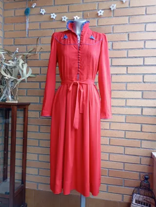 Vestido Vintage Rojo