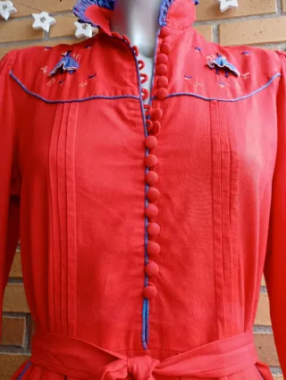 Vestido Vintage Rojo