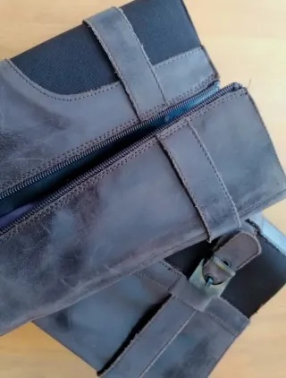 Botas de piel marrón