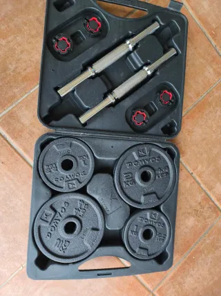 Kit Mancuernas Gimnasio 20kg