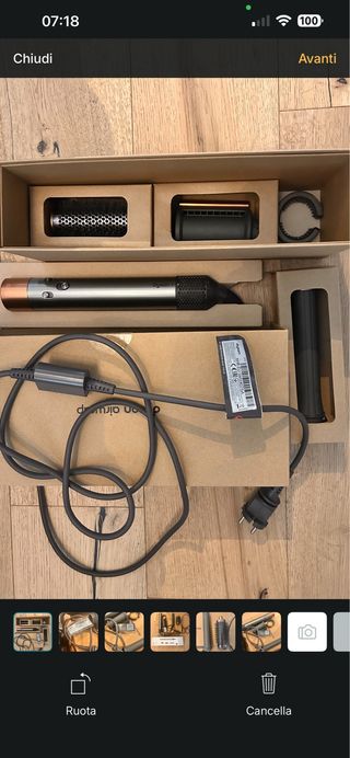 Dyson Airwrap Origin Oro/Argento Nuovo