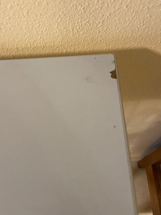 ESCRITORIO, MESA DE ESTUDIO GRIS CON RUEDAS