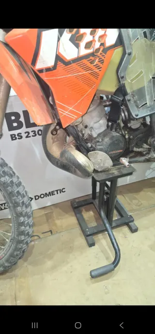 KTM 200 EXC Enduro + EQUIPO + CABALLETE +KIT ITV