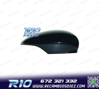 CARCASA ESPEJO DERECHO FORD FIESTA 08-16 NEGRO