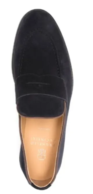 Mocassini Brunello Cucinelli Blu Marina