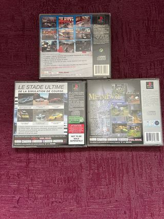 Lote 3 Juegos PlayStation 1: Destruction Derby 2,