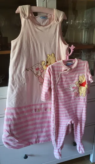 Conjunto Pijama y Saco Bebé 18 Meses Winnie Pooh