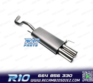 SILENCIOSO ESCAPE PARA VOLKSWAGEN VW POLO 1994-2001 x2