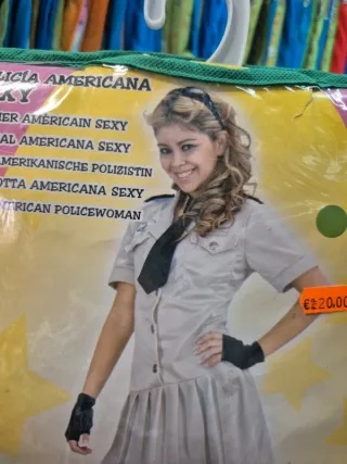 Disfraz Policía Americana Talla Única