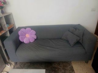 Sofá Kipplan Ikea Gris