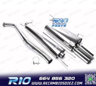 SILENCIOSO ESCAPE OPEL VECTRA B 95-02 DOBLE