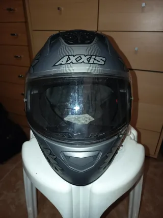 Casco Moto Axxis Diseño Calavera Flores