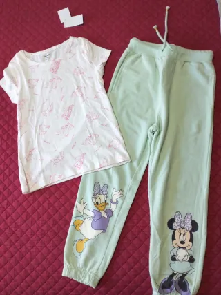 T-shirt e tuta Minnie 7-8 anni