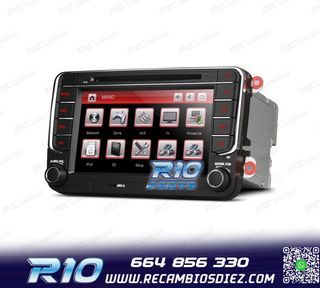 RADIO NAVEGADOR 7" PARA SEAT SKODA VOLKSWAGEN VW USB GPS TAC