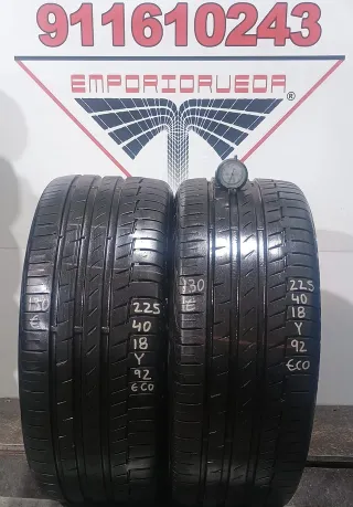 *225 40 18 Y CONTINENTAL RUEDA AL 90% VIDA UTIL
