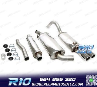 SILENCIOSO ESCAPE AUDI 80 COUPE 89-96 DOBLE
