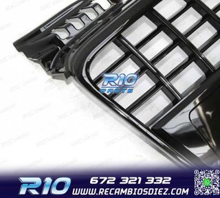 PARRILLA AUDI A4 B7 04-09 LOOK S LINE NEGRO BRILLO