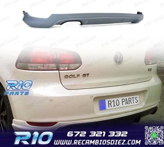 DIFUSOR VOLKSWAGEN VW GOLF 6 08-12 LOOK GTI OO---