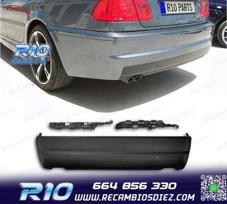 PARAGOLPES TRASERO BMW E46 BERLINA 98-05 DOBLE SALIDA