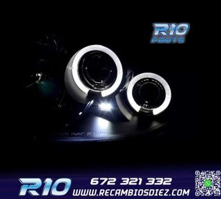 FAROS RENAULT CLIO 98-01 OJOS ANGEL FONDO NEGRO