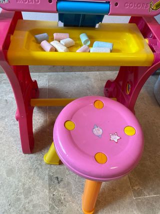 Escritorio y pizarra convertible MOLTO + silla